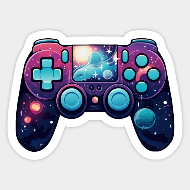 Colorful Gaming Controller Sticker by MrDrajan